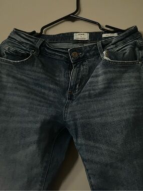 Cotton On Men's Dark Blue Bootcut Jeans